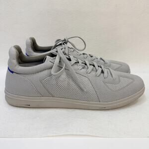 Rothys Mens The RS01 Casual Sneakers Knit Fabric Machine Washable Gray Size 11